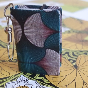 Könyv fülbevaló (legyező), Ékszer, Fülbevaló, Lógó fülbevaló, Könyvkötés, MESKA