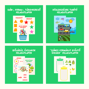 Papírmese ALAP foglalkoztató (digitális, nyomtatható) / 46 oldalas / 3-5 éves gyermekeknek - művészet - grafika & illusztráció - digitális - Meska.hu