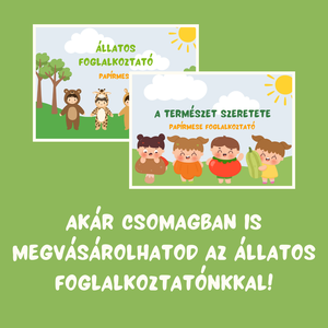 A TERMÉSZET SZERETETE foglalkoztató (digitális, nyomtatható) / 36 oldalas / 3-5 éves gyermekeknek - művészet - grafika & illusztráció - digitális - Meska.hu