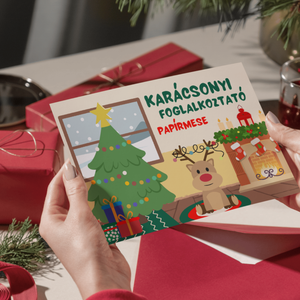 KARÁCSONYI foglalkoztató (digitális, nyomtatható) / adventi naptár / 24 oldalas / 3-5 éves gyermekeknek - művészet - grafika & illusztráció - digitális - Meska.hu