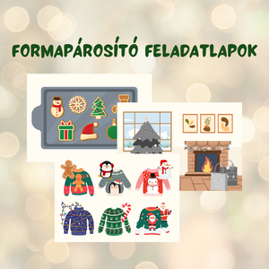 KARÁCSONYI foglalkoztató (digitális, nyomtatható) / adventi naptár / 24 oldalas / 3-5 éves gyermekeknek - művészet - grafika & illusztráció - digitális - Meska.hu
