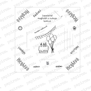 Meghívó gyerekzsúrra - lányoknak LETÖLTHETŐ MINTA - művészet - grafika & illusztráció - digitális - Meska.hu