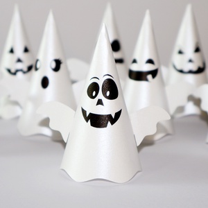 Halloween dekoráció - szellem DIY készlet - diy (csináld magad) - egységcsomag - Meska.hu