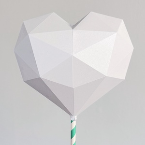 3D szív DIY készlet - diy (csináld magad) - egységcsomag - Meska.hu