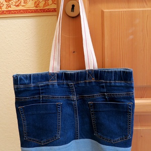 Farmerszatyor, Táska & Tok, Bevásárlás & Shopper táska, Shopper, textiltáska, szatyor, Varrás, MESKA