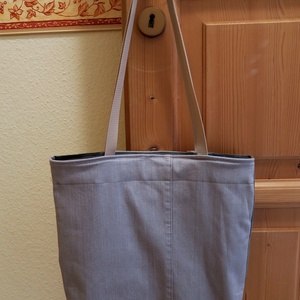 Zsebes farmertáska - táska & tok - bevásárlás & shopper táska - shopper, textiltáska, szatyor - Meska.hu