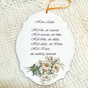 Házi Áldás, Otthon & Életmód, Vallás, Házi áldás, Decoupage, transzfer és szalvétatechnika, MESKA