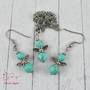 Türkiz ásvány karkötő -  - Meska.hu