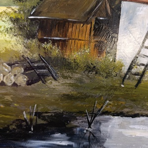 Öreg tanyám című festmény - művészet - festmény - akril - Meska.hu