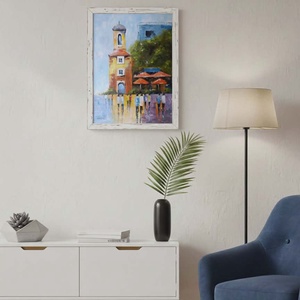 Városi forgatag című festmény - művészet - festmény - akril - Meska.hu