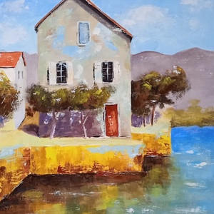 Napsütötte című festmény - Meska.hu