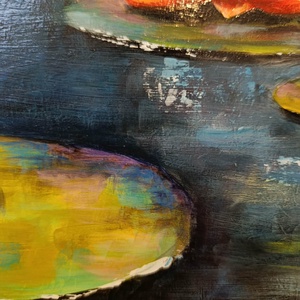 Tavirózsa című festmény - művészet - festmény - akril - Meska.hu