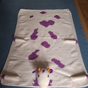 Horgolt babatakaró - baba - mama - baba ágynemű - babatakaró, gyerek pléd - Meska.hu