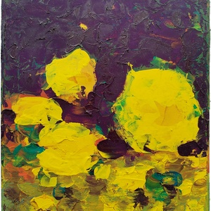 Virágos rét - művészet - festmény - olajfestmény - Meska.hu