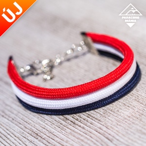 - Agáma - paracord karkötő vitorlás színekben -  - Meska.hu