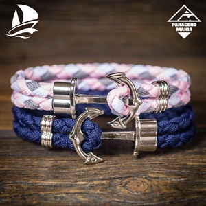 - Nautical - páros horgony karkötő (2 db) -  - Meska.hu