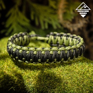 - Erdei élet - 2 IN 1 állítható méretű paracord karkötő  - Meska.hu