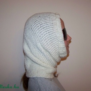 Csősapka (törtfehér) -  - Meska.hu