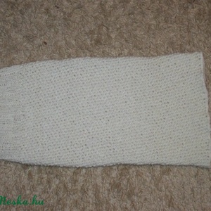 Csősapka (törtfehér) -  - Meska.hu