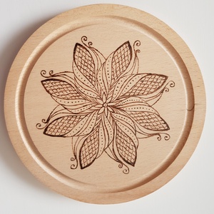 Mandala - lábosalátét, vágódeszka - Meska.hu