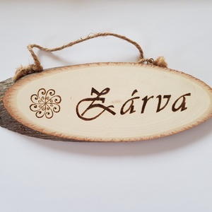 Nyitva - zárva tábla az üzlet ajtajára 1. - otthon & életmód - dekoráció - Meska.hu