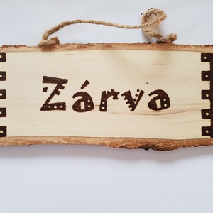 Nyitva - zárva tábla ajtóra 2. - otthon & életmód - dekoráció - Meska.hu