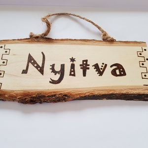 Nyitva - zárva tábla ajtóra 2. - otthon & életmód - dekoráció - Meska.hu