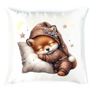 Kisrókás alvós párna 4, Baba - mama, Babaszoba dekoráció, Gyerek díszpárna, Festett tárgyak, MESKA