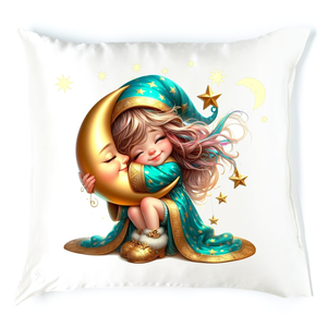 Manókás alvós párna 4, Baba - mama, Babaszoba dekoráció, Gyerek díszpárna, Festett tárgyak, MESKA