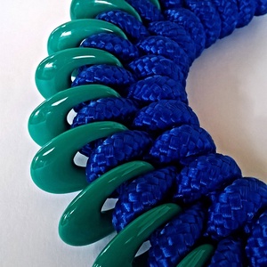 Turquoise sky Paracord nyaklánc - Meska.hu