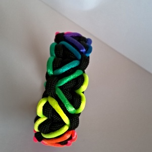 SzívSN paracord karkötő - ékszer - karkötő - fonott karkötő - Meska.hu