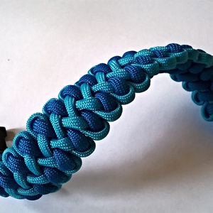 Carribbean blue for men/karibi kék karkötő férfiaknak - ékszer - karkötő - fonott karkötő - Meska.hu