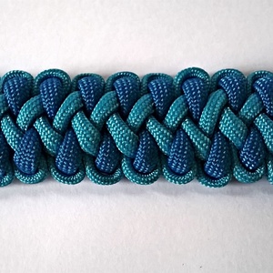 Carribbean blue for men/karibi kék karkötő férfiaknak - ékszer - karkötő - fonott karkötő - Meska.hu