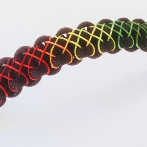 Szivárvány - Rainbow, Ékszer, Karkötő, Fonott karkötő, Csomózás, MESKA