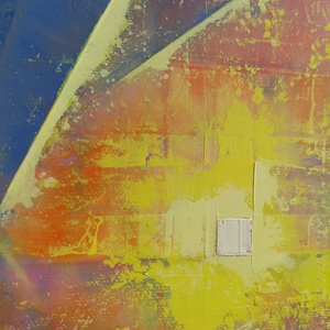 Fénykapu - Absztrakt tájkép, olajfestmény keretezve, akasztóval - azonnal falra akasztható. - művészet - festmény - olajfestmény - Meska.hu