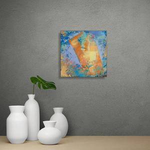 Absztrakt 102. : színes, absztrakt olajfestmény  - Meska.hu