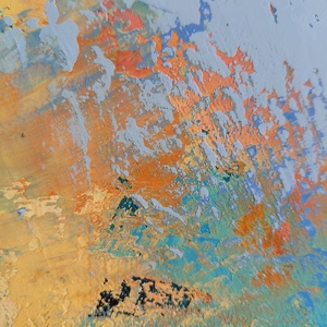 Absztrakt 102. : színes, absztrakt olajfestmény  - művészet - festmény - olajfestmény - Meska.hu