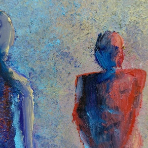 Révület - Eredeti, modern absztrakt olajfestmény - művészet - festmény - olajfestmény - Meska.hu