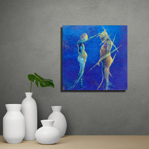 Áldás - Eredeti, modern absztrakt olajfestmény, Művészet, Festmény, Olajfestmény, Festészet, MESKA