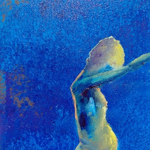 Áldás - Eredeti, modern absztrakt olajfestmény - művészet - festmény - olajfestmény - Meska.hu