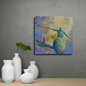 Megszakadás - Eredeti, modern absztrakt olajfestmény, Művészet, Festmény, Olajfestmény, Festészet, MESKA