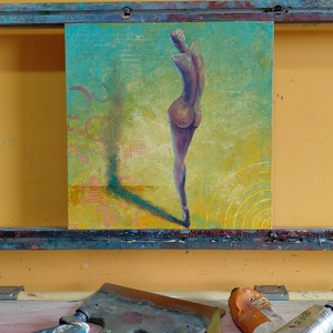 Önelfogadás - Eredeti, modern absztrakt olajfestmény - művészet - festmény - olajfestmény - Meska.hu