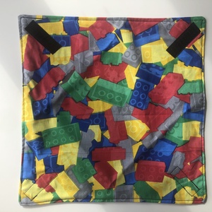 LEGO-s újraszalvéta - szendvics csomagoló  - táska & tok - uzsonna- & ebéd tartó - szendvics csomagoló - Meska.hu
