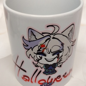 Halloween bögre - egyedi művészi grafikával  - otthon & életmód - konyhafelszerelés, tálalás - tálalás - bögre & csésze - Meska.hu