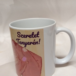 Szeretet tenyerén  bögre - egyedi művészi grafikával  - otthon & életmód - konyhafelszerelés, tálalás - tálalás - bögre & csésze - Meska.hu