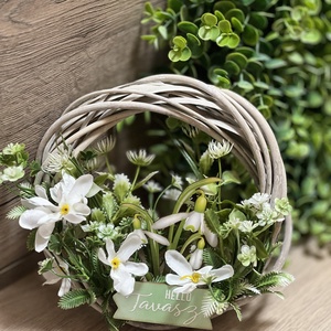 Tavaszi Kopogtató 5, Otthon & Életmód, Dekoráció, Ajtó- és ablak dekoráció, Ajtódísz & Kopogtató, , MESKA