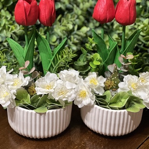 Tulipános dísz 1, Otthon & Életmód, Dekoráció, Asztal és polc dekoráció, Asztaldísz, , MESKA