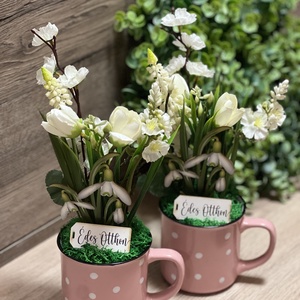 Bögrés dísz, Otthon & Életmód, Dekoráció, Asztal és polc dekoráció, Asztaldísz, , MESKA