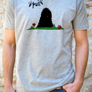 Szürke pulis férfi póló , Ruha & Divat, Férfi ruha, Póló, Fotó, grafika, rajz, illusztráció, Meska