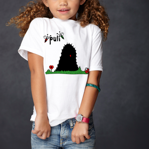 Puli - kutyás gyerek póló - uniszex, Ruha & Divat, Babaruha & Gyerekruha, Póló, Fotó, grafika, rajz, illusztráció, MESKA